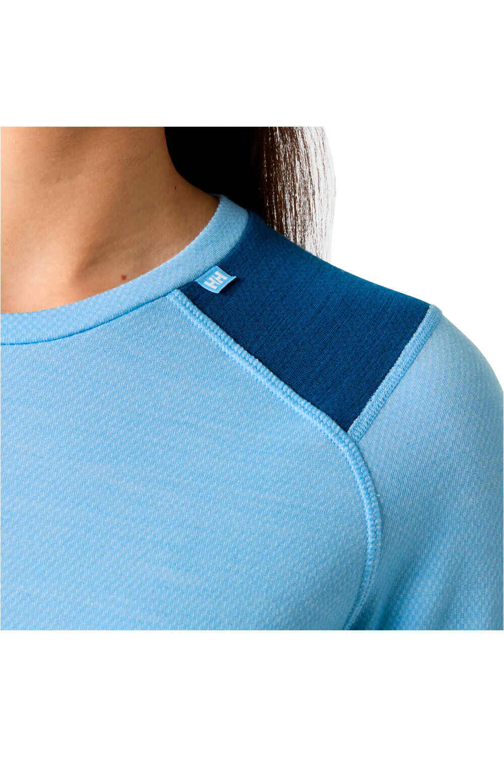 Helly Hansen camiseta térmica manga larga mujer W LIFA MERINO MIDWEIGHT CREW vista detalle