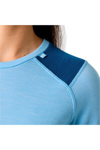 Helly Hansen camiseta térmica manga larga mujer W LIFA MERINO MIDWEIGHT CREW vista detalle