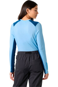 Helly Hansen camiseta térmica manga larga mujer W LIFA MERINO MIDWEIGHT CREW vista trasera