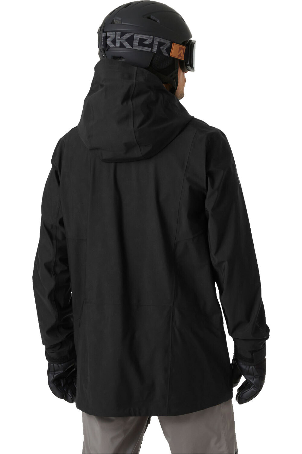 Helly Hansen chaqueta esquí hombre ALPHA 3L LONG SHELL vista trasera