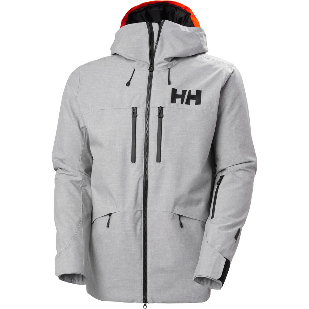 Helly Hansen chaqueta esquí hombre GARIBALDI 2.0 JACKET GREY MELANGE 06
