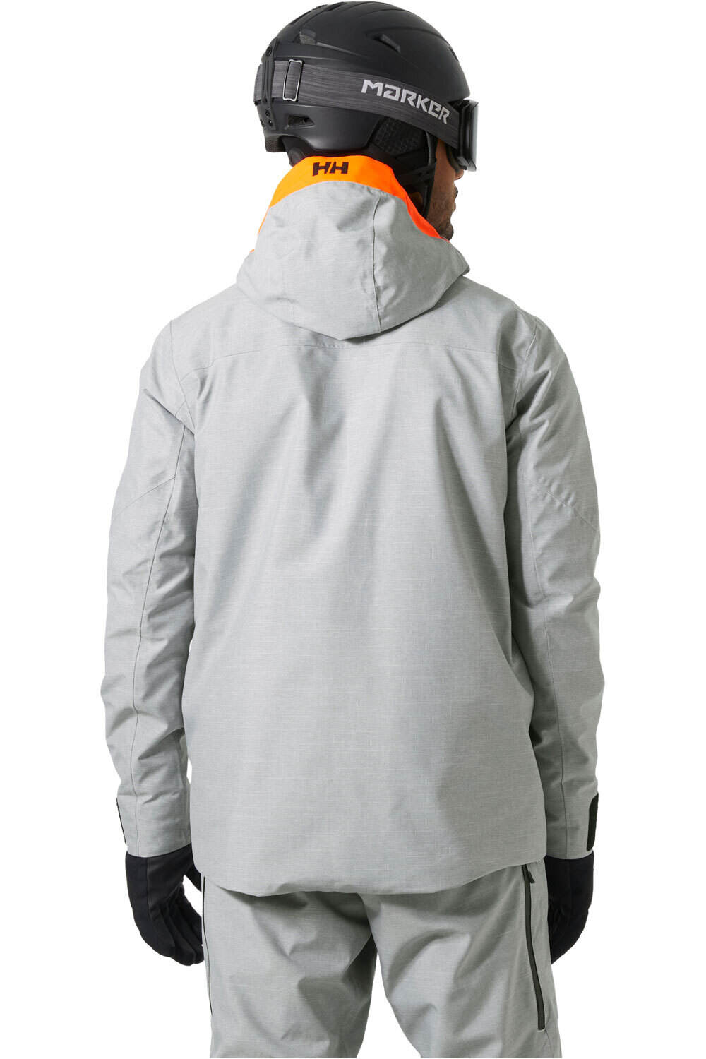 Helly Hansen chaqueta esquí hombre GARIBALDI 2.0 JACKET GREY MELANGE vista trasera