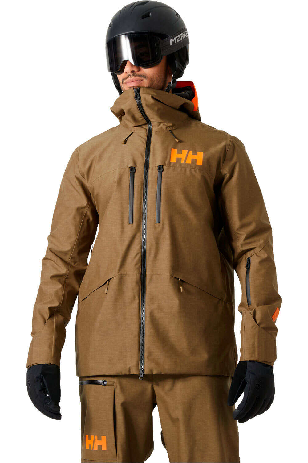 Helly Hansen chaqueta esquí hombre GARIBALDI 2.0 JACKET SEPIA vista frontal