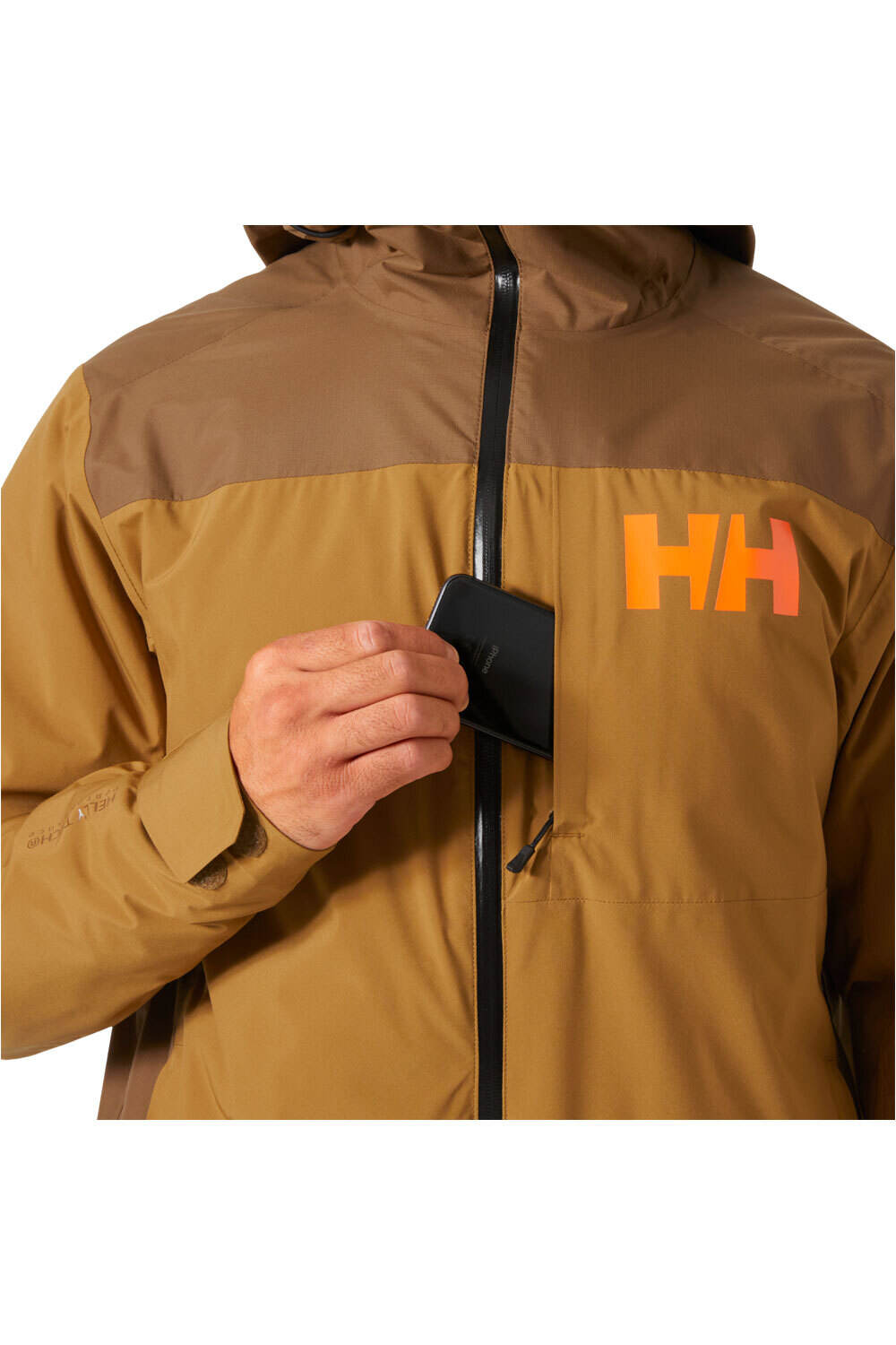 Helly Hansen chaqueta esquí hombre POWDREAMER 2.0 JACKET SEPIA 03