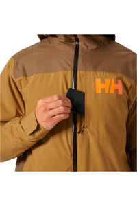 Helly Hansen chaqueta esquí hombre POWDREAMER 2.0 JACKET SEPIA 03
