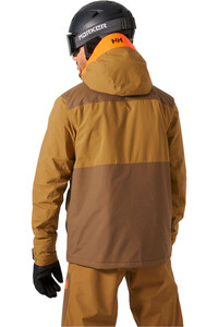 Helly Hansen chaqueta esquí hombre POWDREAMER 2.0 JACKET SEPIA vista trasera