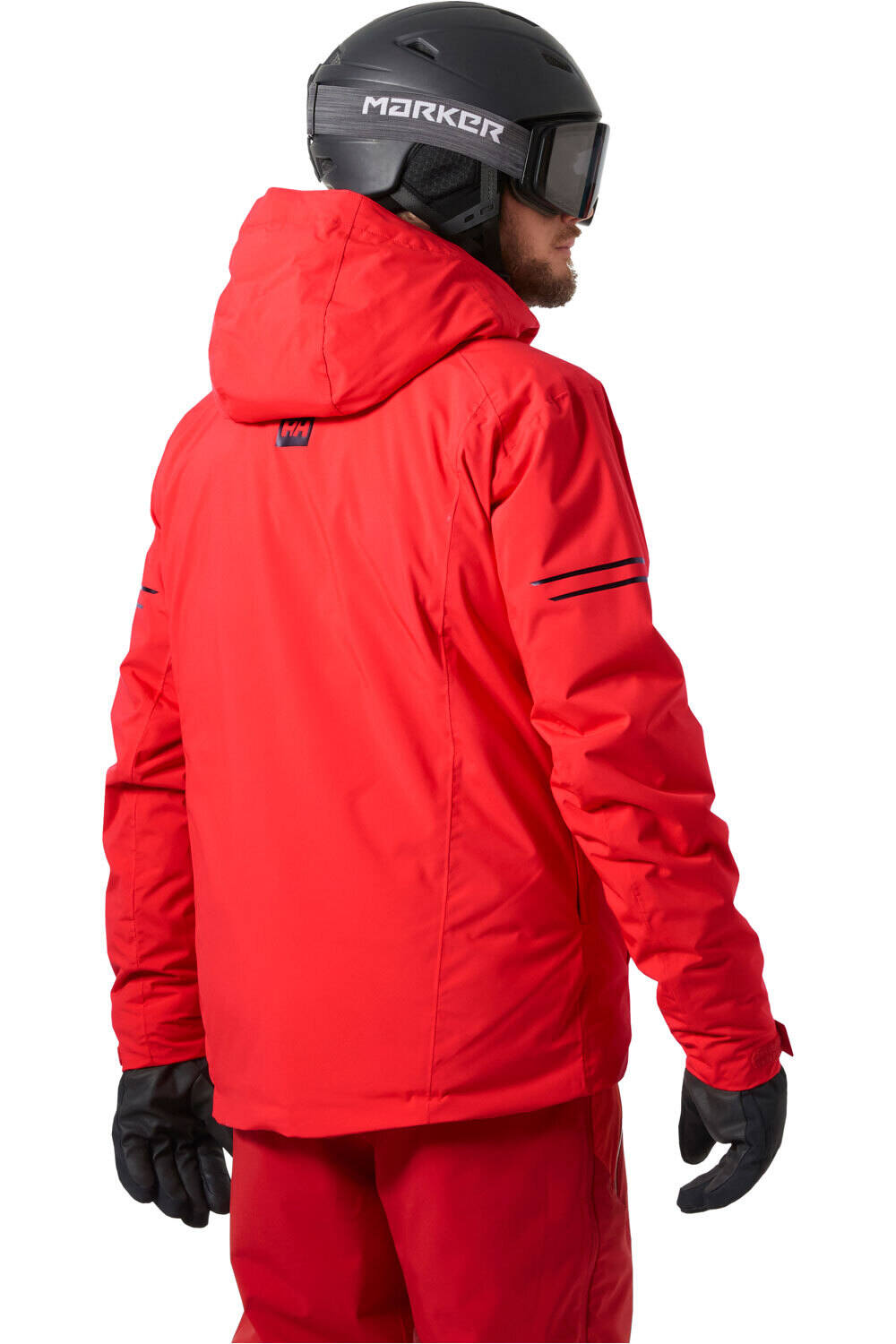 Helly Hansen chaqueta esquí hombre SWIFT TEAM JACKET RED vista trasera