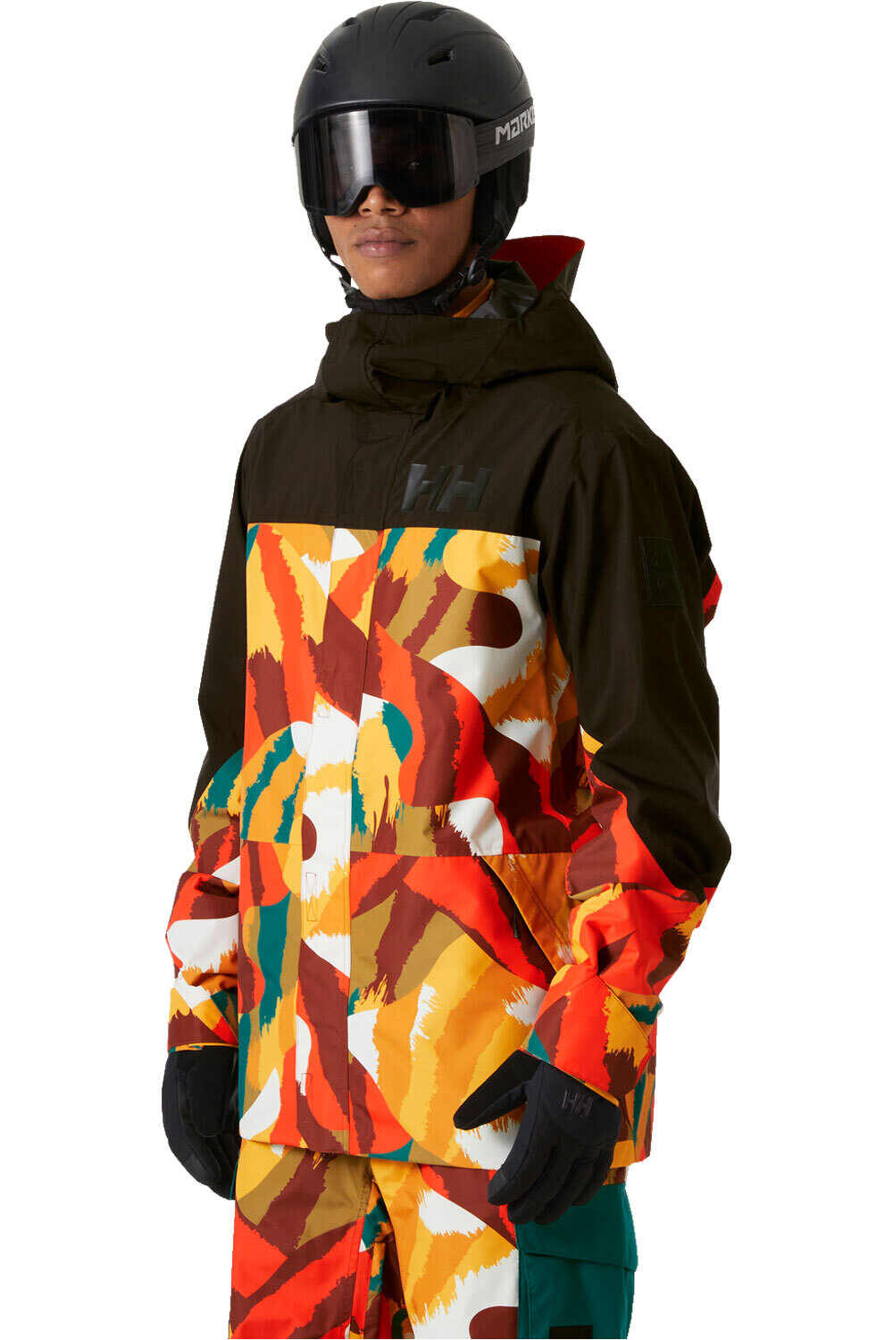 Helly Hansen chaqueta esquí hombre ULLR D SHELL GRAPHIC JACKET vista frontal