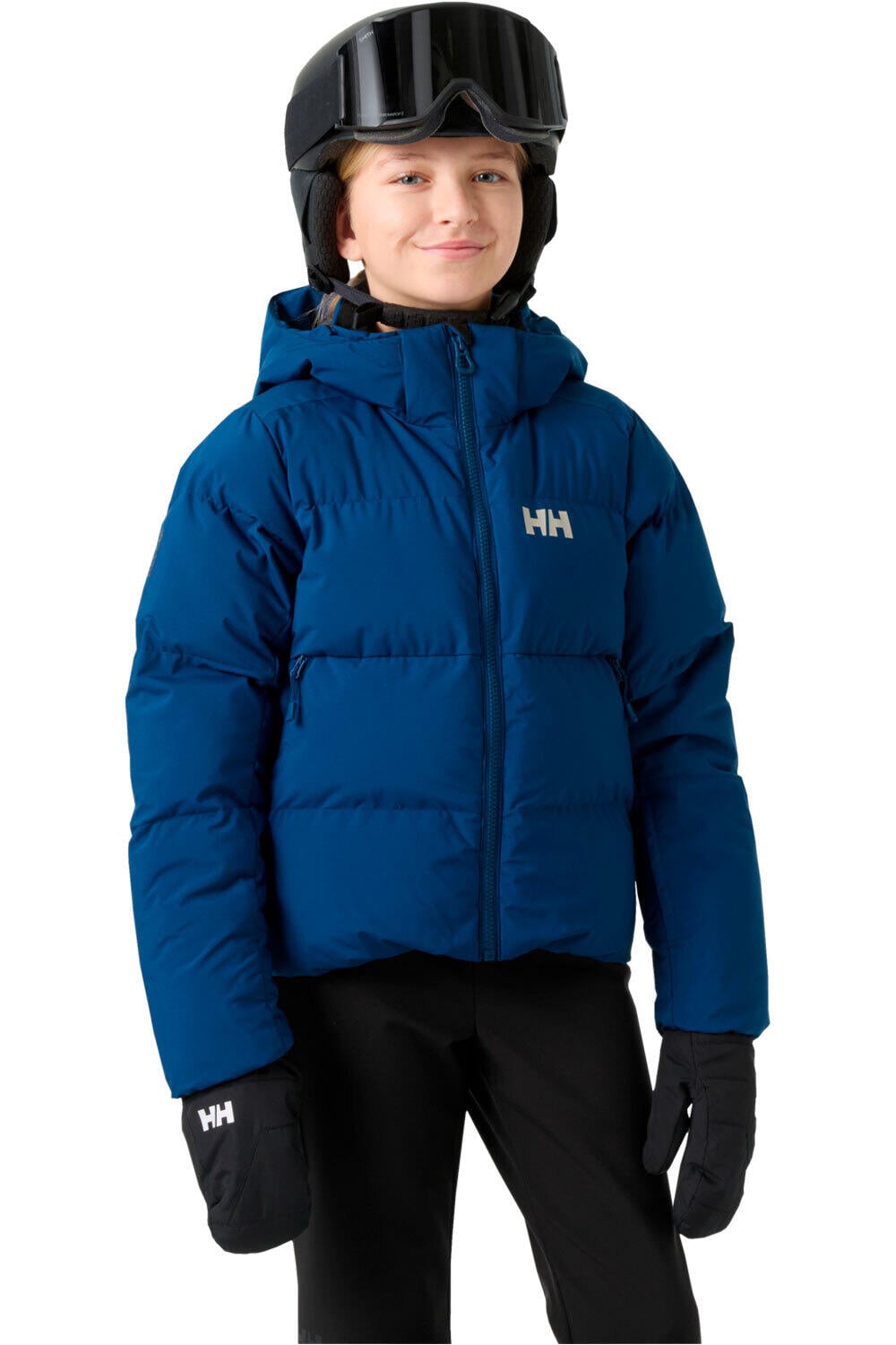 Helly Hansen chaqueta esquí infantil JR GIRL NORA  PUFFY JACKET vista frontal