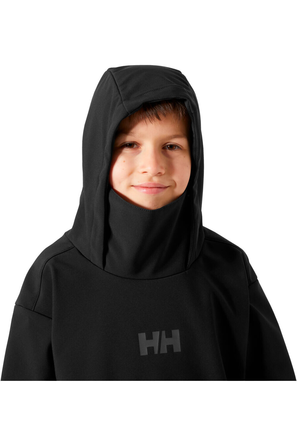 Helly Hansen chaqueta esquí infantil JR POWDER SOFTSHELL HOODIE vista detalle
