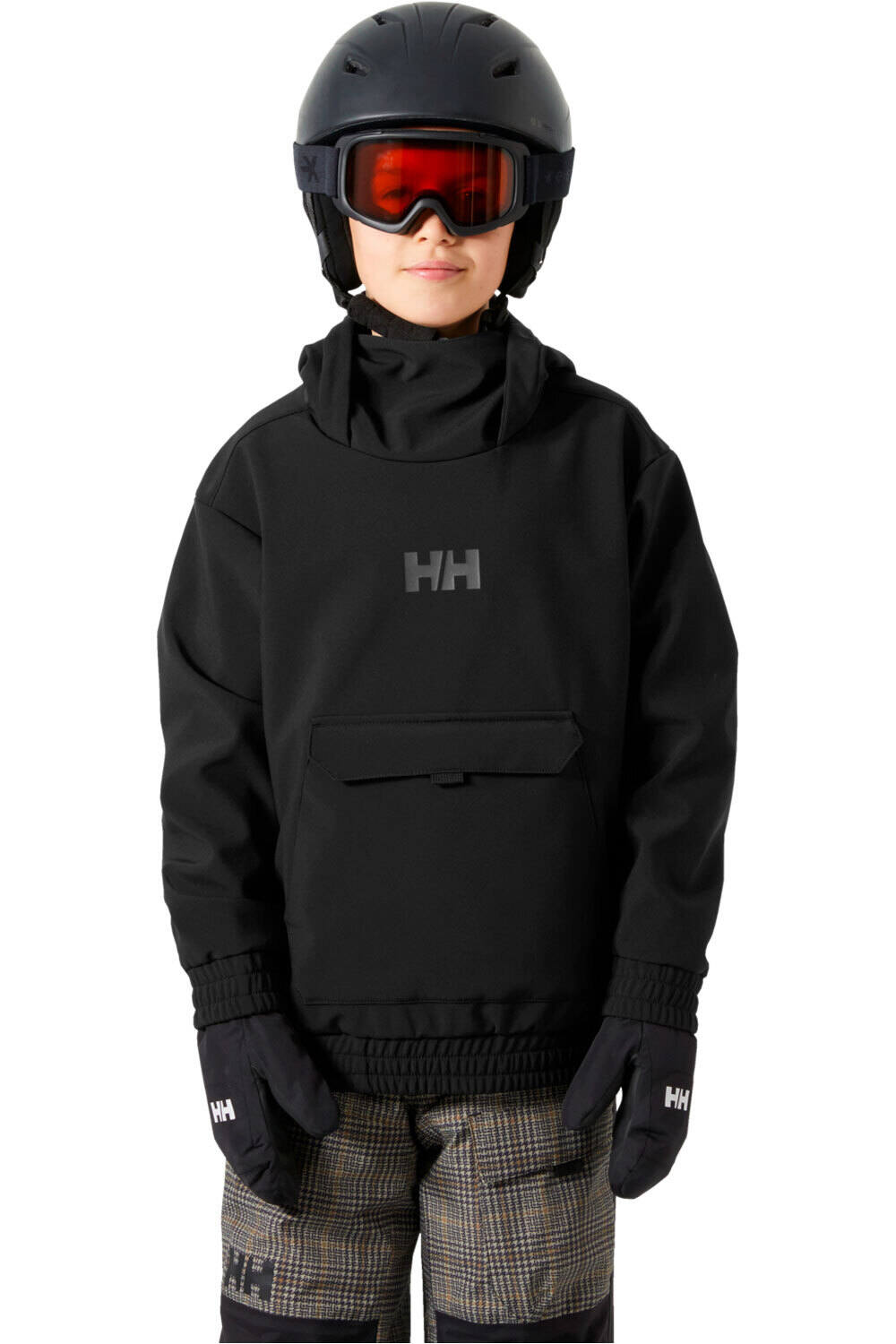 Helly Hansen chaqueta esquí infantil JR POWDER SOFTSHELL HOODIE vista frontal