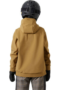 Helly Hansen chaqueta esquí infantil JR POWDER SOFTSHELL HOODIE vista trasera
