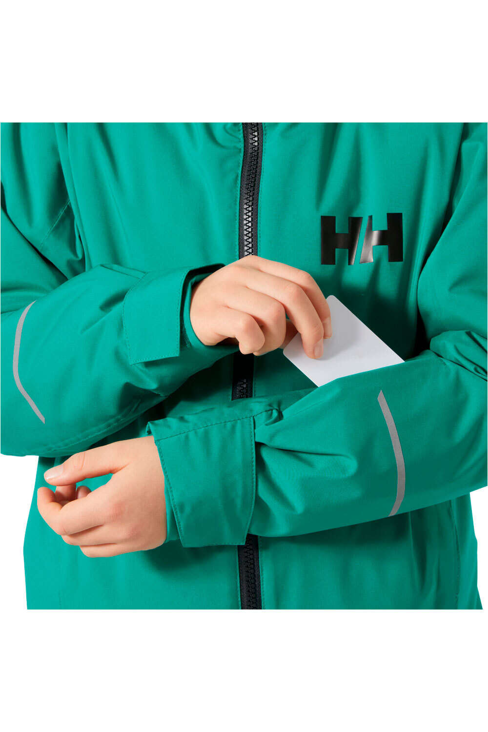 Helly Hansen chaqueta esquí infantil JR QUEST JACKET vista detalle