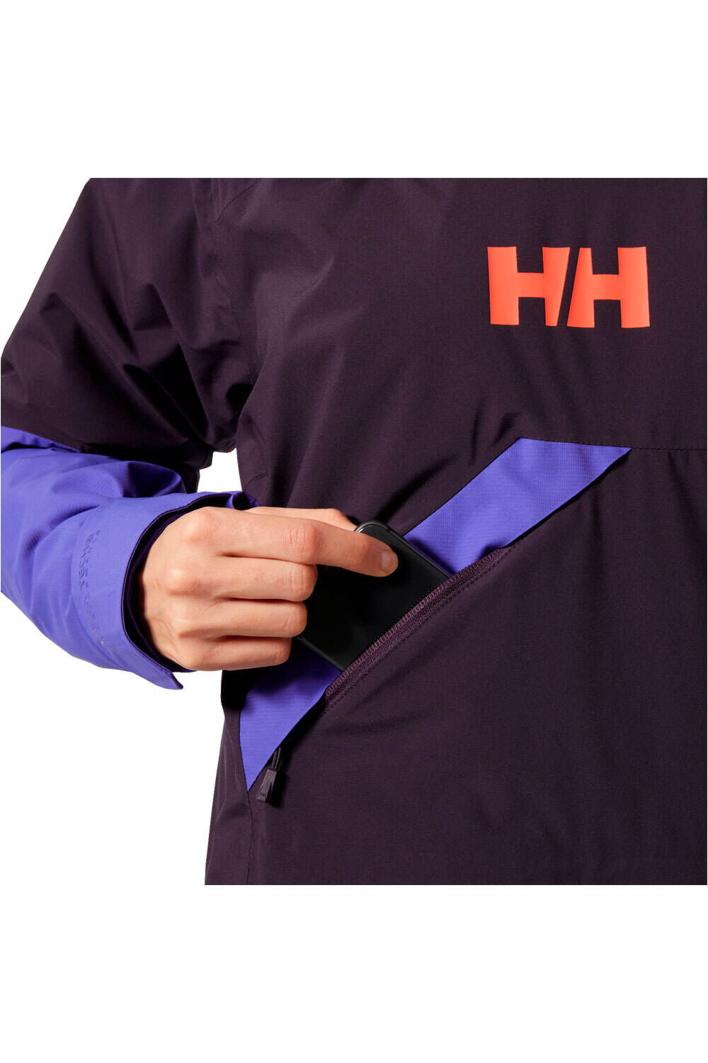 Helly Hansen chaqueta esquí mujer W POWCHASER ASYM JACKET 03