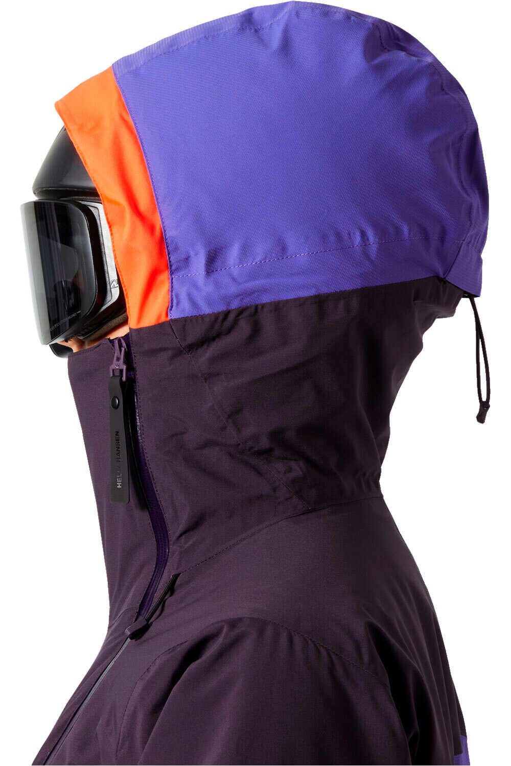 Helly Hansen chaqueta esquí mujer W POWCHASER ASYM JACKET vista detalle