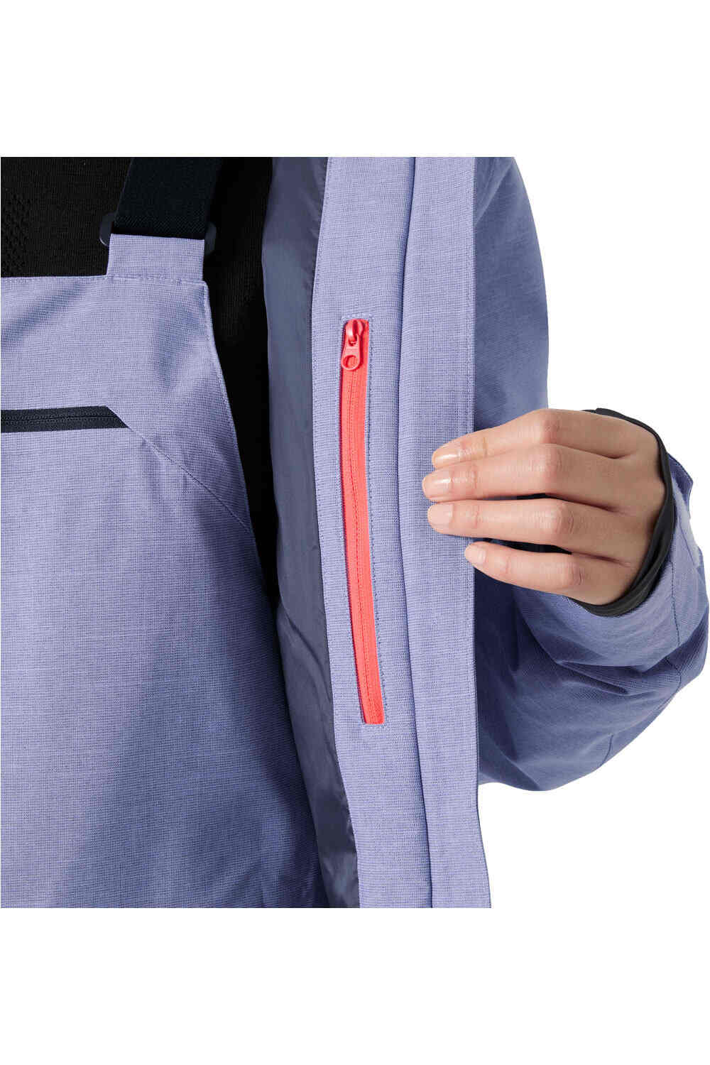 Helly Hansen chaqueta esquí mujer W POWDERQUEEN 3.0 JACKET vista detalle