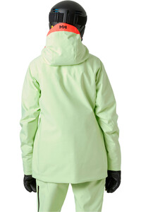 Helly Hansen chaqueta esquí mujer W POWDERQUEEN 3.0 JACKET vista trasera