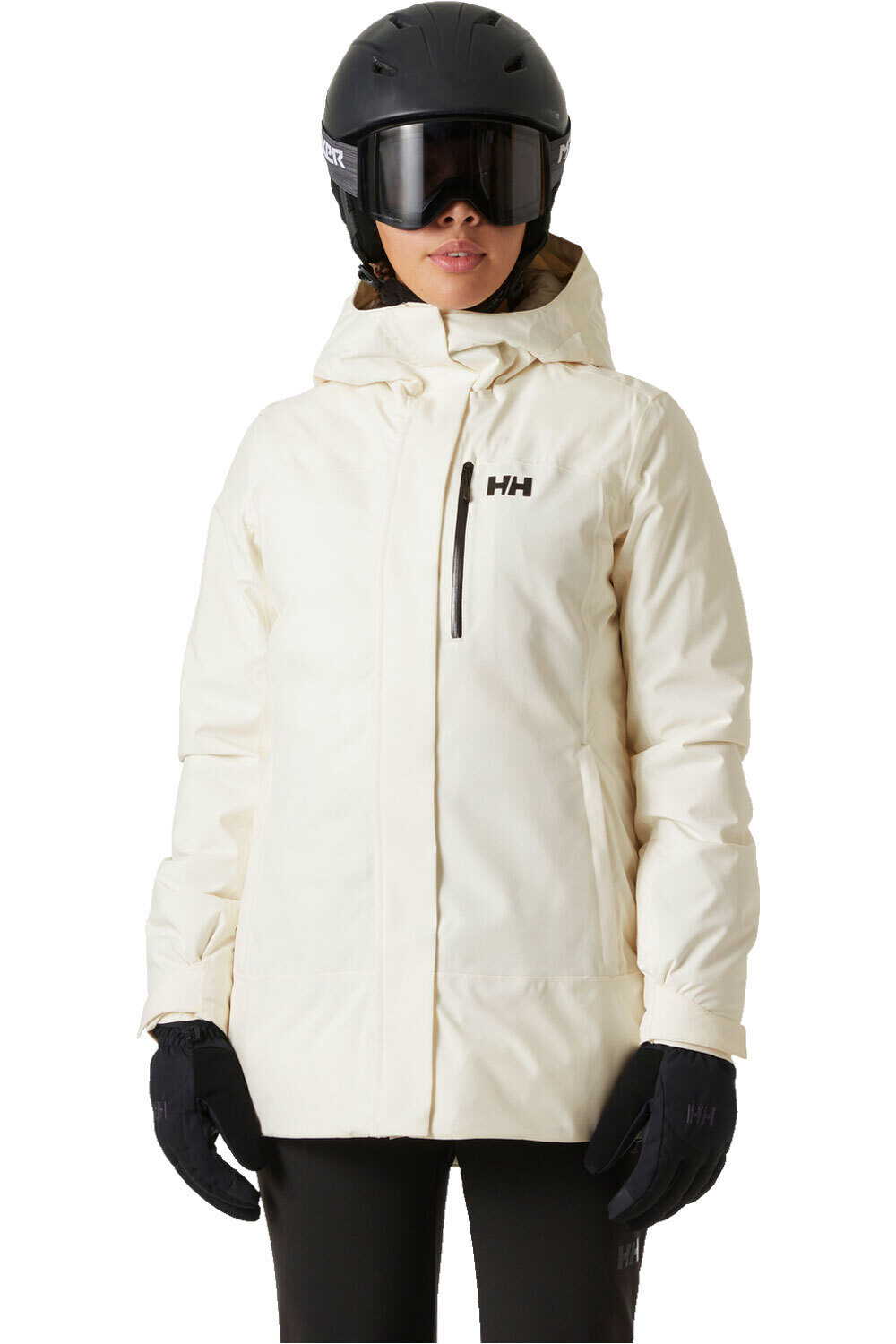 Helly Hansen chaqueta esquí mujer W SNOWPLAY LONG INS JACKET vista frontal