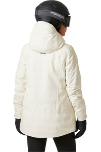 Helly Hansen chaqueta esquí mujer W SNOWPLAY LONG INS JACKET vista trasera