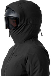 Helly Hansen chaqueta esquí mujer W VALDISERE 3.0 JACKET BLACK vista detalle