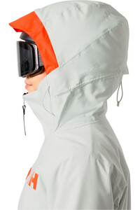 Helly Hansen chaqueta esquí mujer W WHITEWALL LIFALOFT 3.0 JKT vista detalle