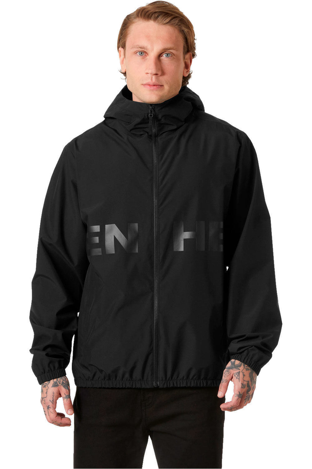 Helly Hansen chaqueta impermeable hombre CORE GRAPHIC RAIN JACKET vista frontal