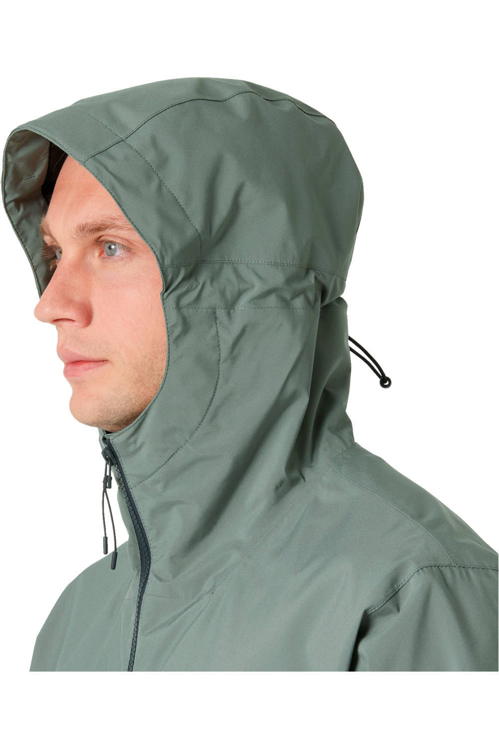 Helly Hansen chaqueta impermeable hombre HH BLOCK HOODED JACKET vista detalle