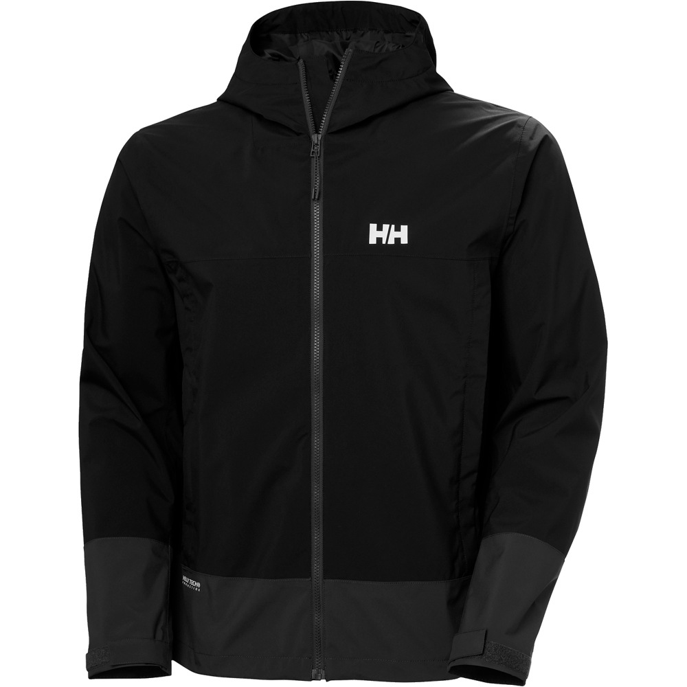 Helly Hansen chaqueta impermeable hombre HH BLOCK HOODED JACKET vista detalle
