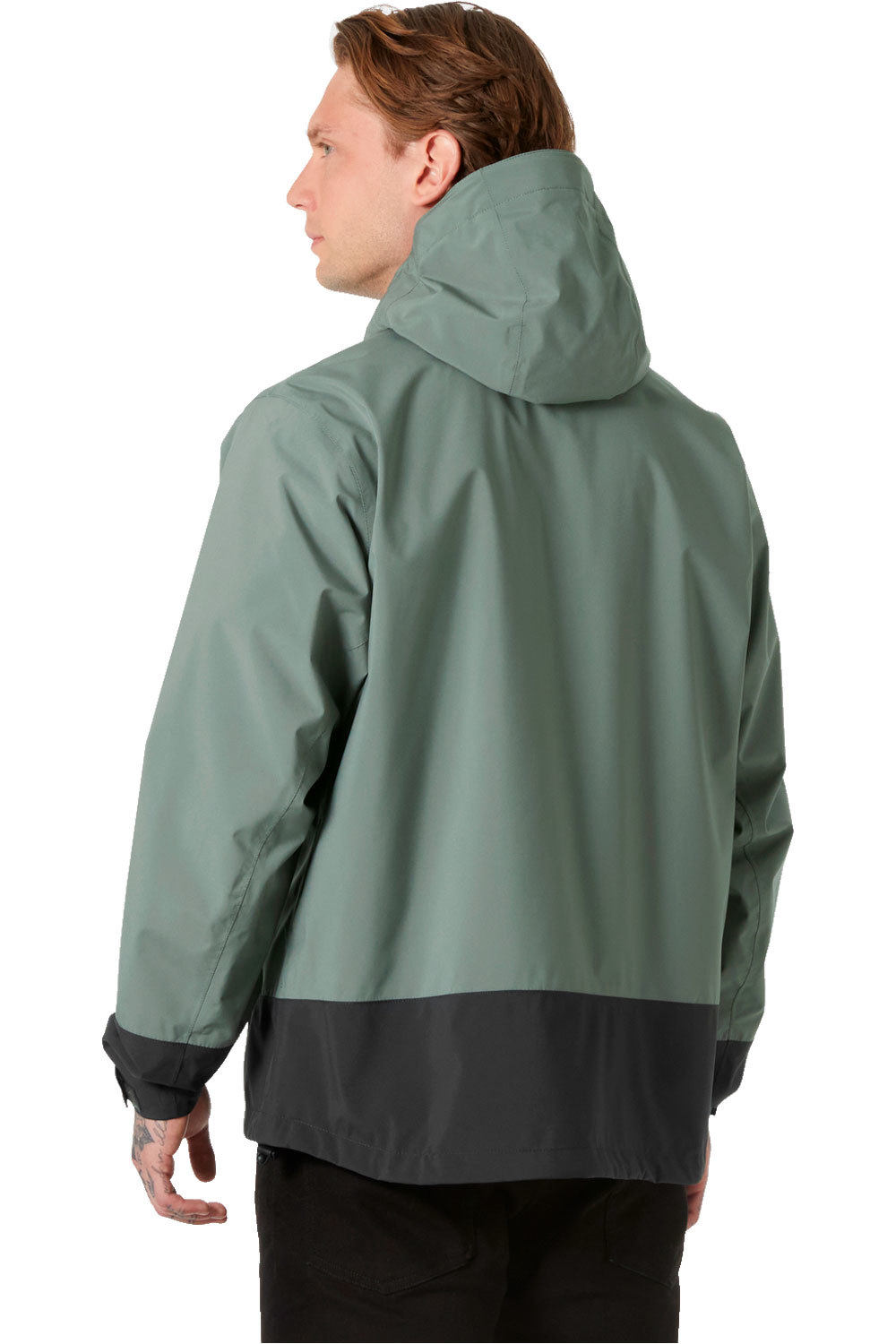 Helly Hansen chaqueta impermeable hombre HH BLOCK HOODED JACKET vista trasera