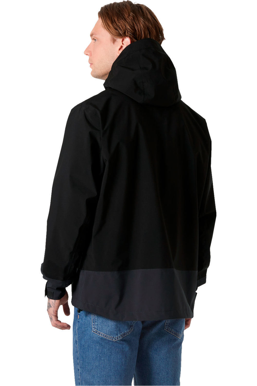 Helly Hansen chaqueta impermeable hombre HH BLOCK HOODED JACKET vista trasera