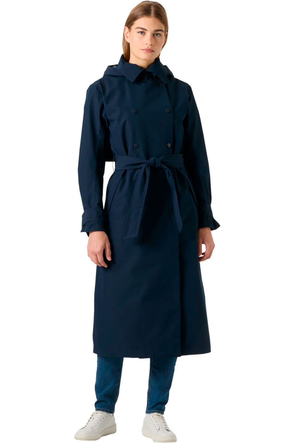 Helly Hansen chaqueta impermeable mujer W AVENUE LONG TRENCH 04