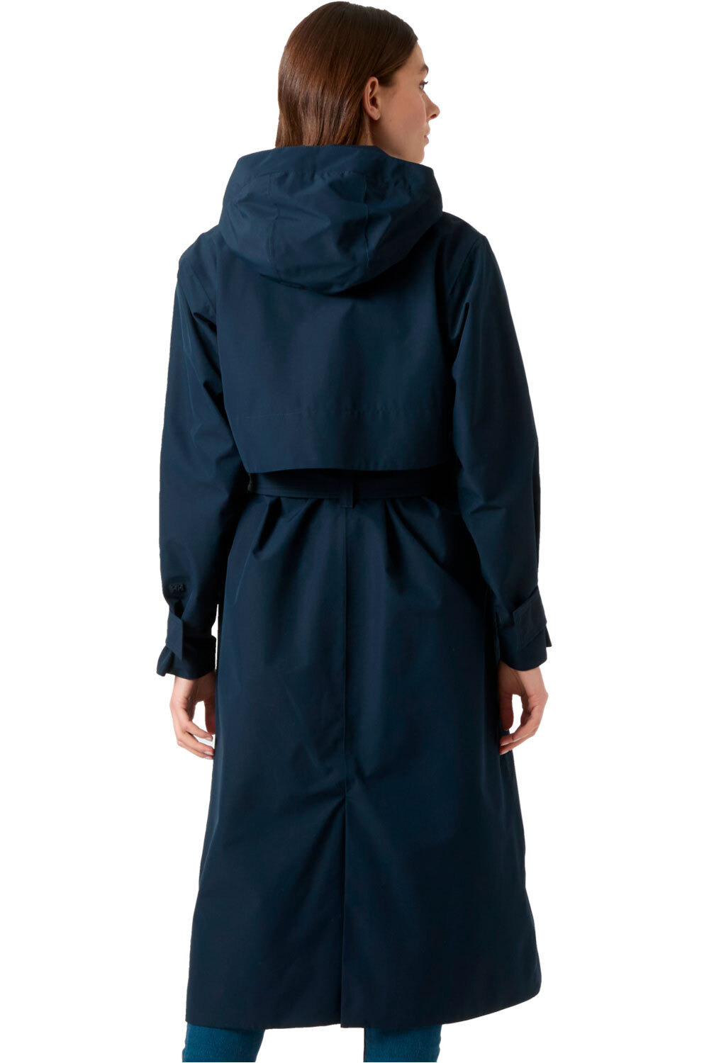 Helly Hansen chaqueta impermeable mujer W AVENUE LONG TRENCH vista trasera