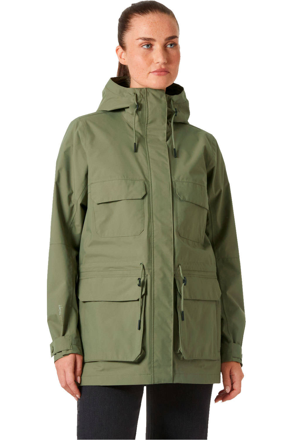 Helly Hansen chaqueta impermeable mujer W ESCAPE UTILITY RAINCOAT vista frontal