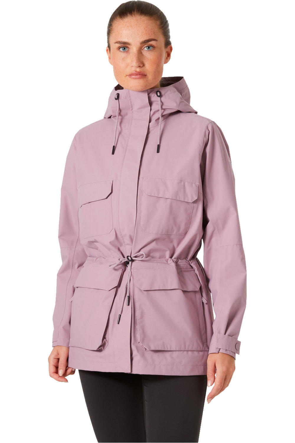 Helly Hansen chaqueta impermeable mujer W ESCAPE UTILITY RAINCOAT vista frontal