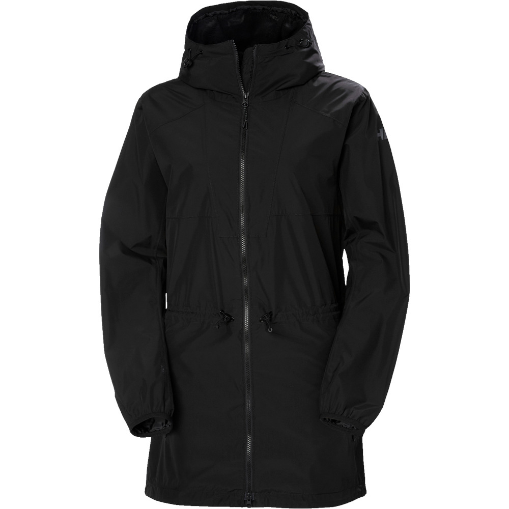 Helly Hansen chaqueta impermeable mujer W ESSENCE MID RAIN COAT vista frontal