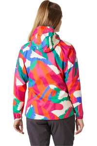 Helly Hansen chaqueta impermeable mujer W LOKE PRINT JACKET vista trasera