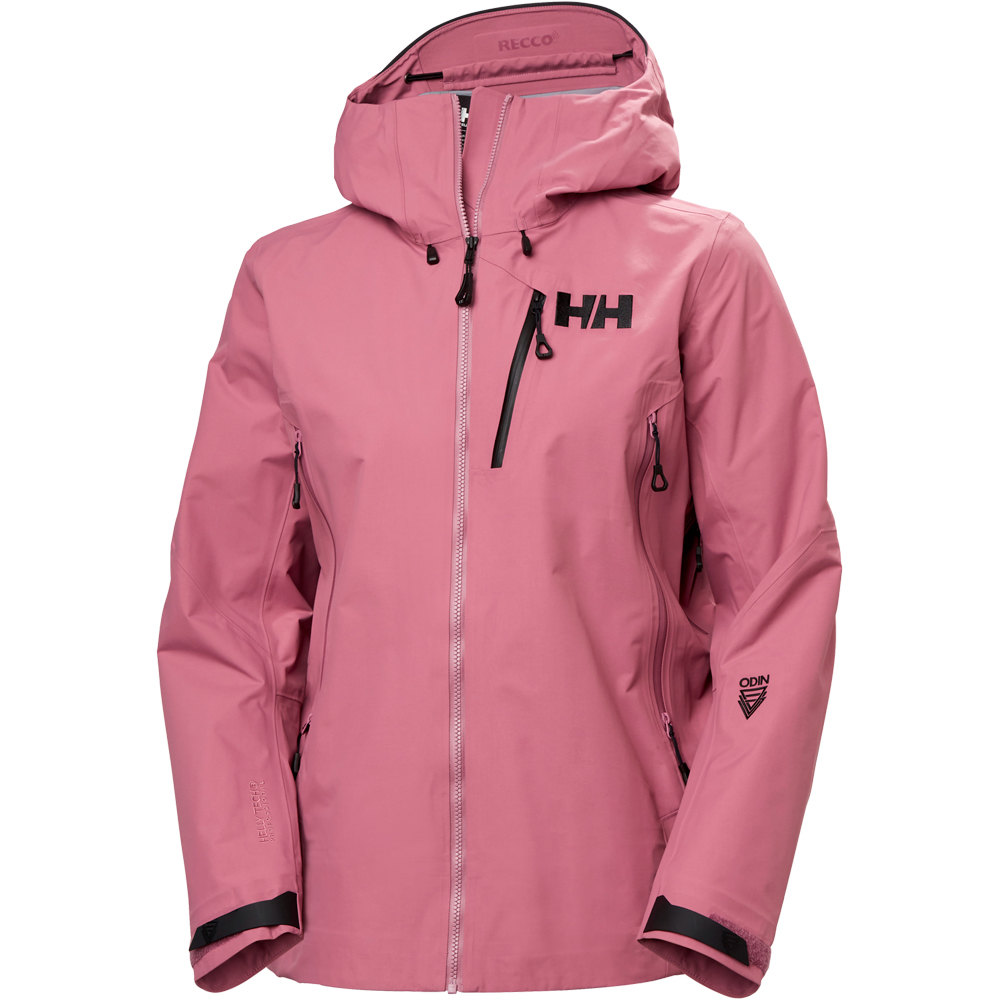 Helly Hansen chaqueta impermeable mujer W ODIN 9 WORLDS 3.0 JACKET vista frontal