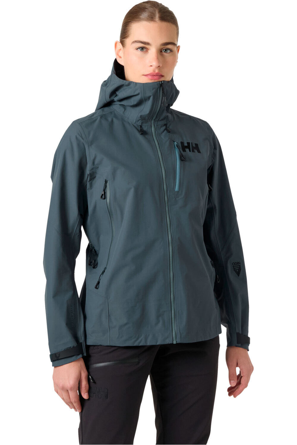 Helly Hansen chaqueta impermeable mujer W ODIN 9 WORLDS 3.0 JACKET vista frontal