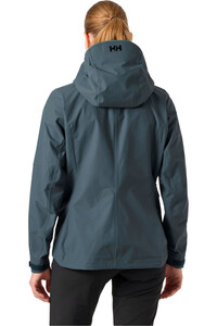 Helly Hansen chaqueta impermeable mujer W ODIN 9 WORLDS 3.0 JACKET vista trasera