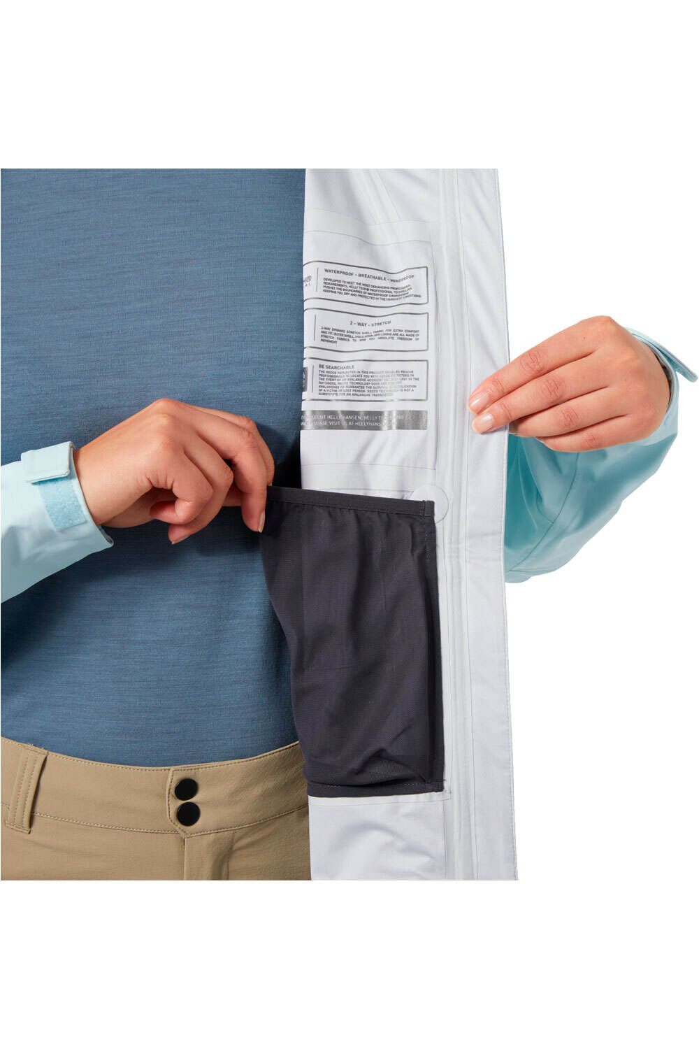 Helly Hansen chaqueta impermeable mujer W VERGLAS BC JACKET 07