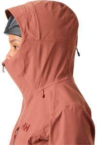 Helly Hansen chaqueta impermeable mujer W VERGLAS BC JACKET vista detalle
