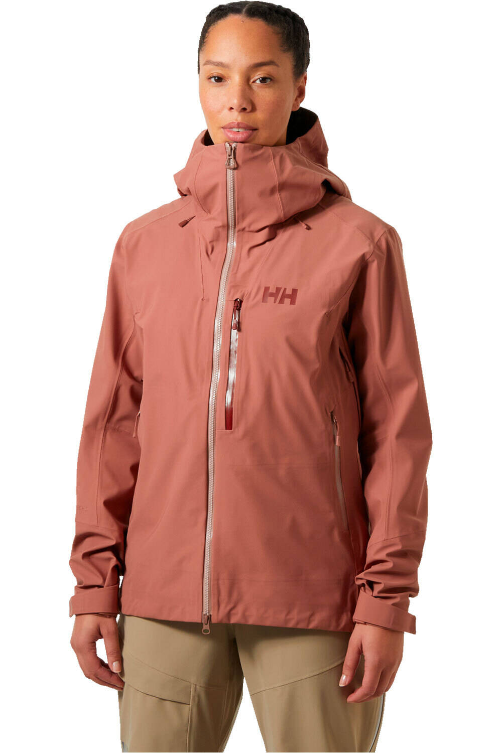 Helly Hansen chaqueta impermeable mujer W VERGLAS BC JACKET vista frontal