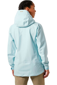 Helly Hansen chaqueta impermeable mujer W VERGLAS BC JACKET vista trasera