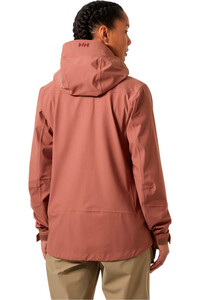 Helly Hansen chaqueta impermeable mujer W VERGLAS BC JACKET vista trasera