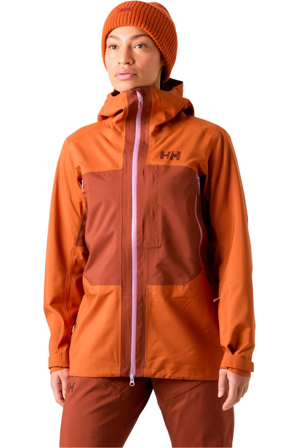 Helly Hansen chaqueta impermeable mujer W VERGLAS BC SHELL JACKET vista frontal