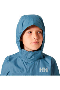 Helly Hansen chaqueta impermeable niño JR LOKE JACKET vista detalle