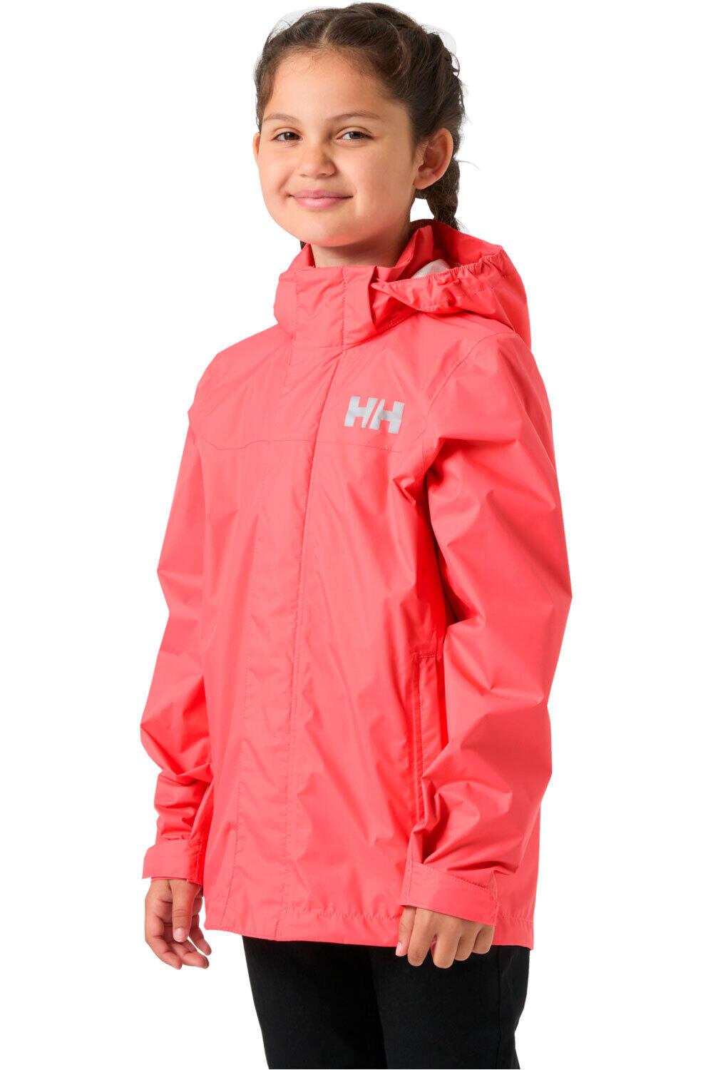 Helly Hansen chaqueta impermeable niño JR LOKE JACKET vista frontal