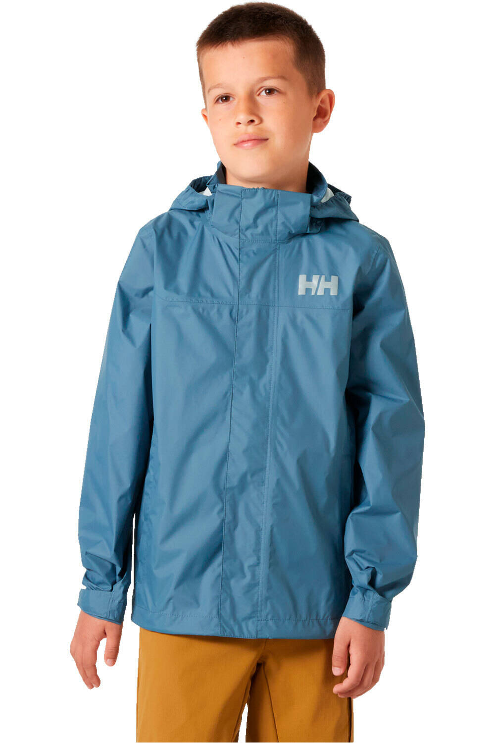 Helly Hansen chaqueta impermeable niño JR LOKE JACKET vista frontal