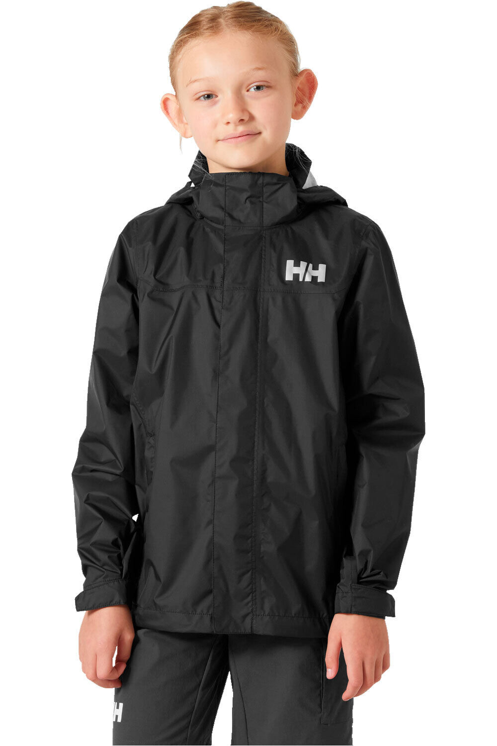Helly Hansen chaqueta impermeable niño JR LOKE JACKET vista frontal
