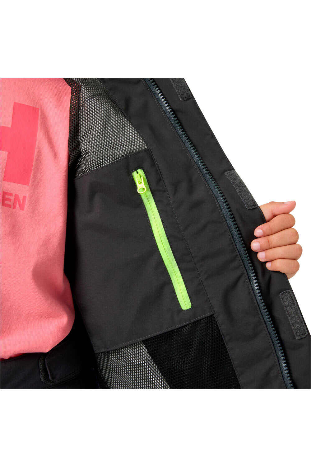 Helly Hansen chaqueta impermeable niño JR SALT PORT 2.0 JACKET 05